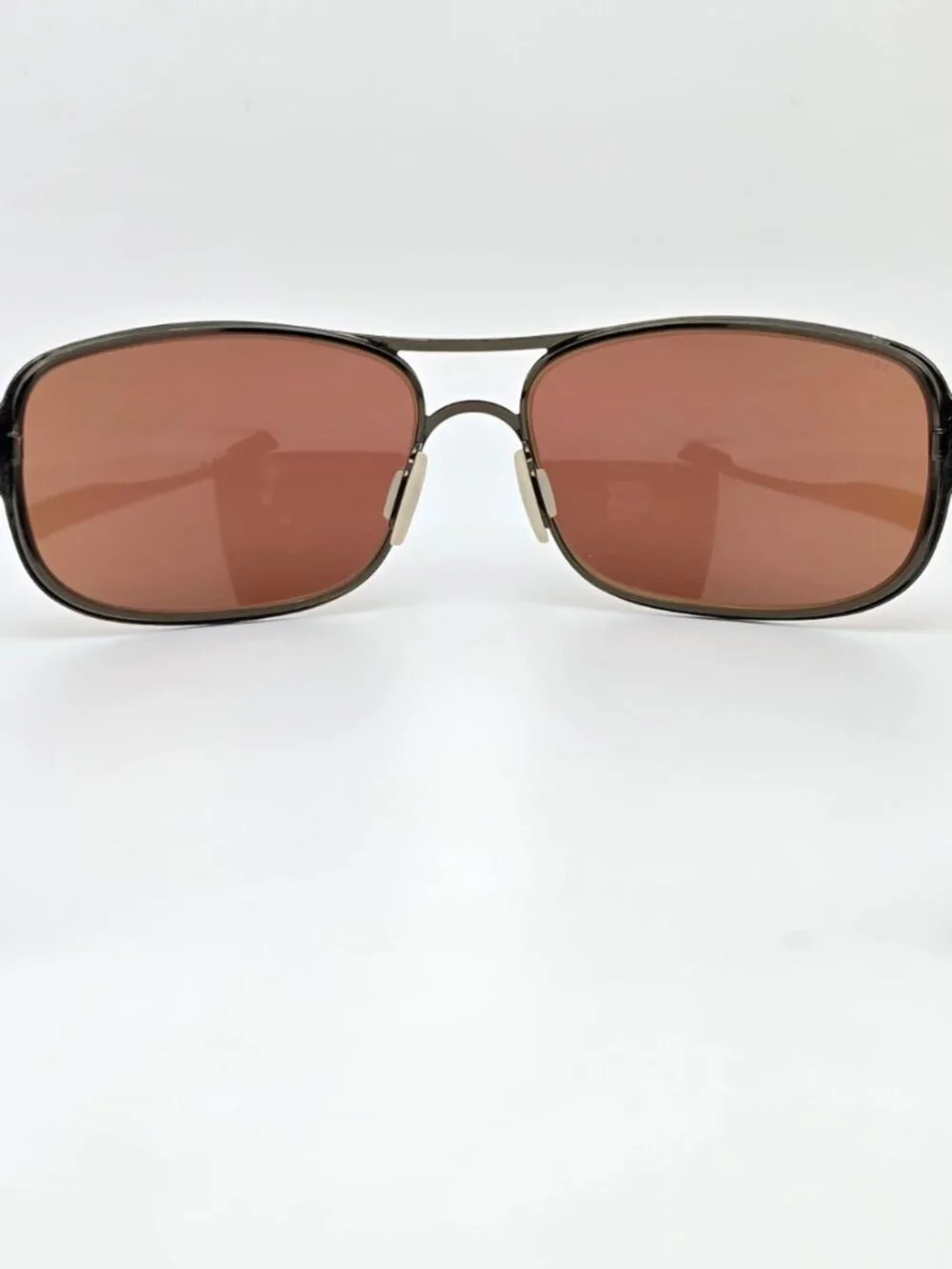 Costa Del Mar Grand Isle Antique Gold Frame 580P Polarized Amber Lens Sunglasses